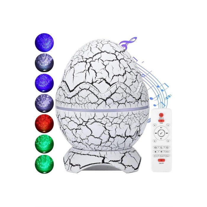 Gece Lambası Yumurta Işık Speaker Yeni Nesil Dinozor Yumurtası Görünümlü -