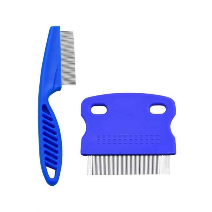 Tüy Fırçası Bit Tarağı Seti Evcil Hayvan Tüy Toplayıcı Bit Pire Önleyici Tarak -