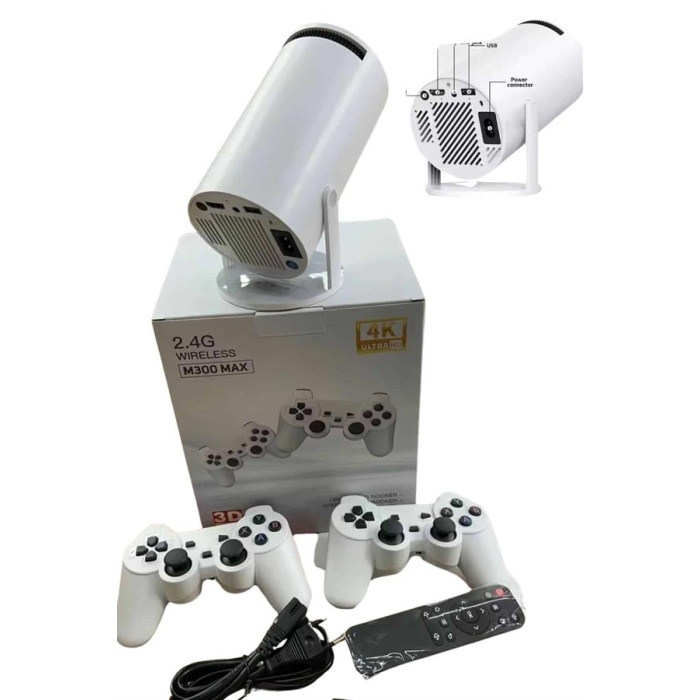 Full HD 8 GB Ayaklı Çift Kollu 4K Video Oyun Konsolu Taşınabilir -