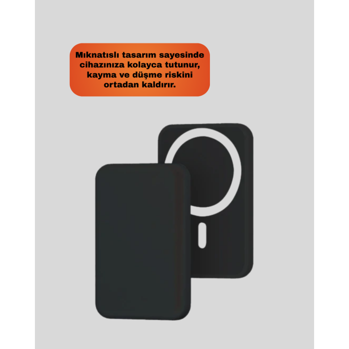 15W Kablosuz Şarj Destekli MagSafe Araç Tutucu Havalandırma Klipsli -