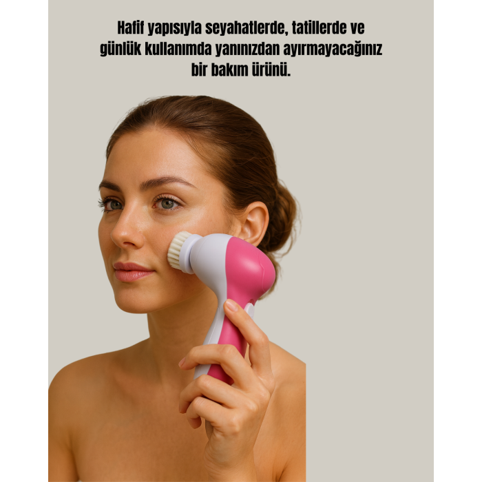 Fırçalı Yüz Temizleme ve Spa Masaj Cihazı -