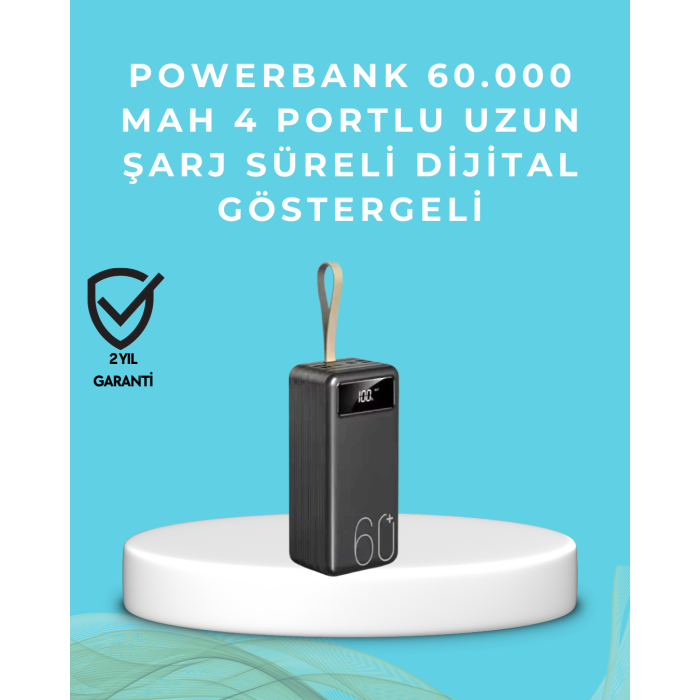 Seyahat ve Kamp İçin Portatif Güç Kaynağı Powerbank -