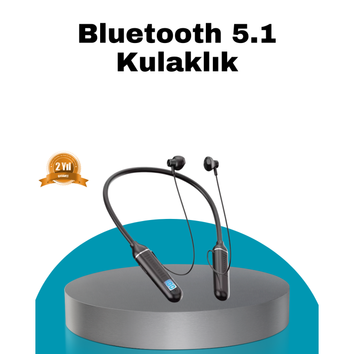 Uzun Pil Ömrü ve Hızlı Şarj Özellikli Bluetooth Kulaklık -