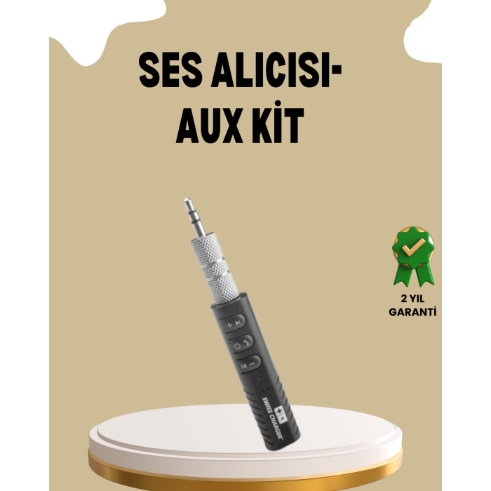 Mini Bluetooth Ses Adaptörü – Hoparlör, Araç Radyosu ve Kulaklık İçin -