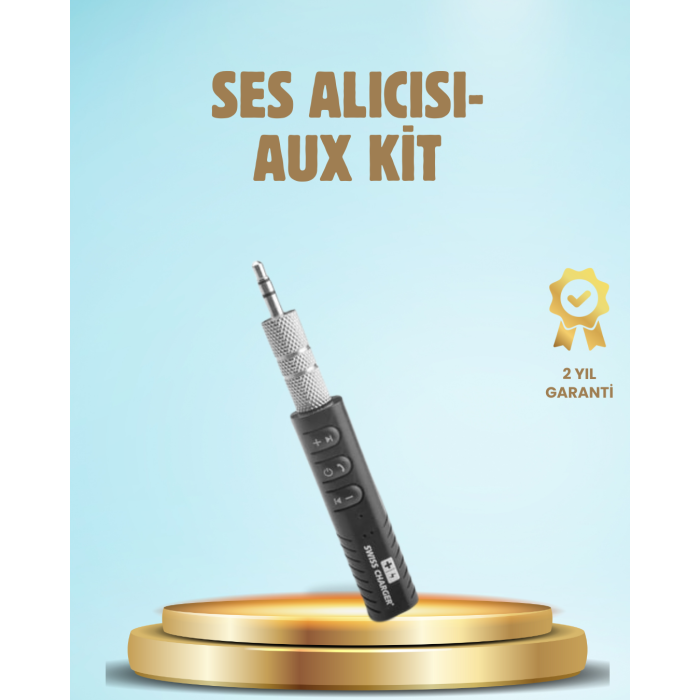 Bluetooth 4.1 Ses Alıcısı – Kablolu Cihazları Kablosuz Hale Getirin -