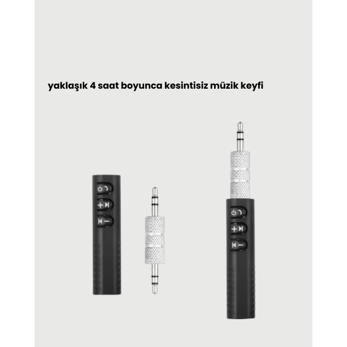 Hızlı Şarjlı Bluetooth Ses Alıcısı – Ev, Araç ve Ofis İçin -