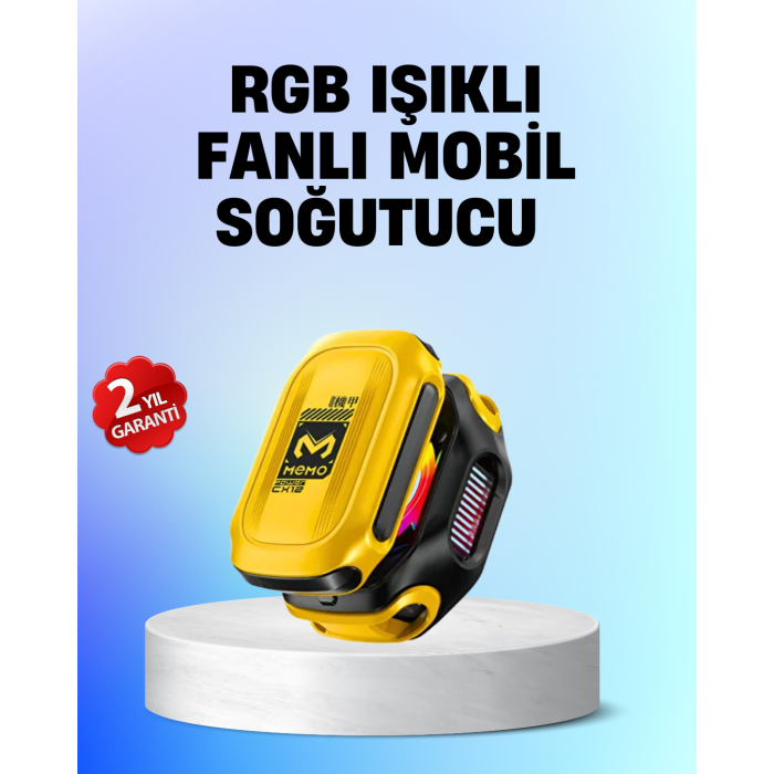 Yarı İletken Çipli RGB Işıklı Telefon Soğutucu -