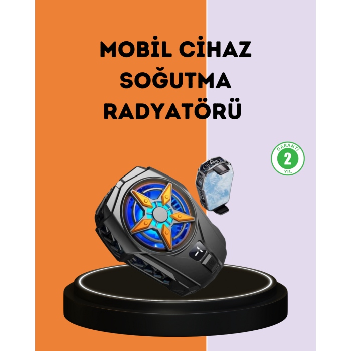 Evrensel Uyumlu Type-C Şarjlı Cep Telefonu Radyatörü -