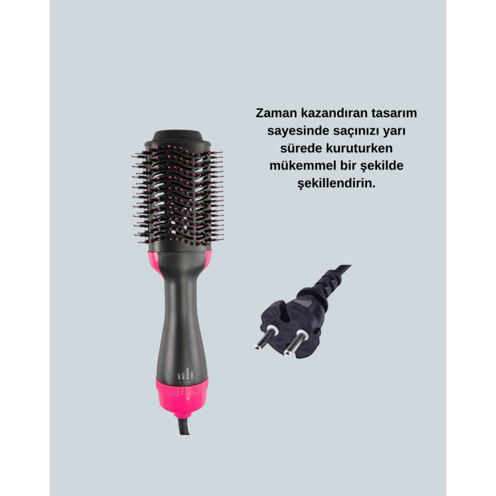 Hızlı Kurutma ve Hacim Veren Elektrikli Saç Fırçası -