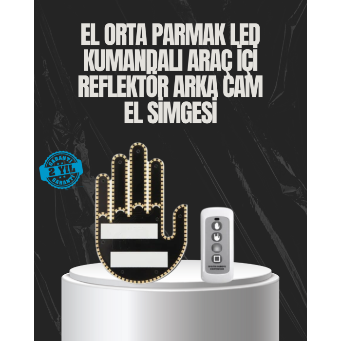 Uzaktan Kumandalı LED El Park Uyarı Cihazı 2025 Model A Kalite -