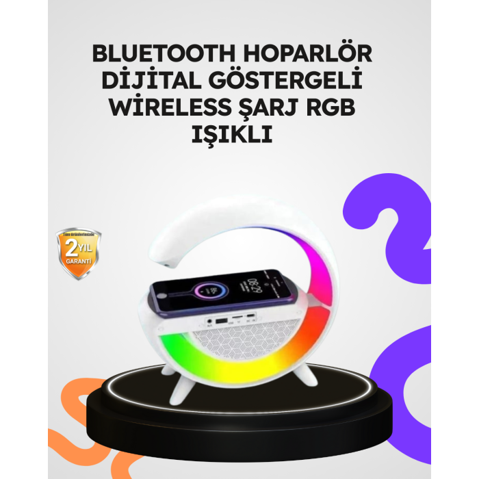 2025 Yeni Seri 15W Kablosuz Şarjlı LED Atmosfer Lambası -