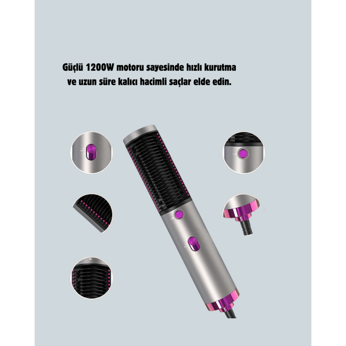 Hızlı Kurutma ve Parlak Saçlar İçin Profesyonel Fırça -