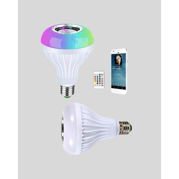 Bluetooth Hoparlörlü LED Ampul – 12W Enerji Tasarruflu -