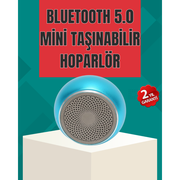 Taşınabilir Bluetooth Hoparlör | Eller Serbest Arama Özellikli -
