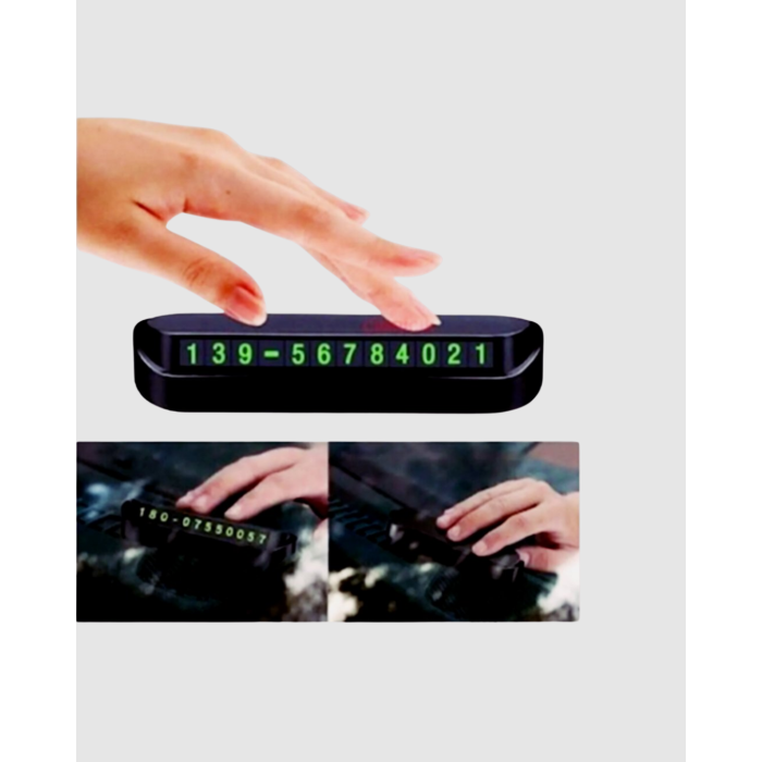 Şık ve İşlevsel Fosforlu Araç Numaratörü – Kolay Kullanım, Yüksek Görünürlük -