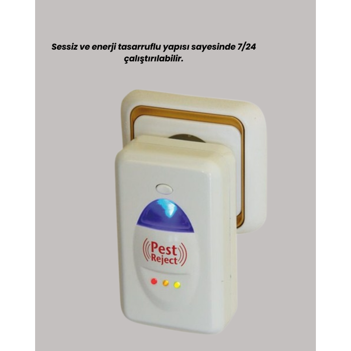 Geniş Alan Kapasiteli Sessiz Enerji Tasarruflu Haşere Kovucu -