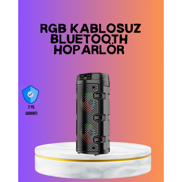 Güçlü Bass ve Net Tiz Özellikli Kablosuz Hoparlör -