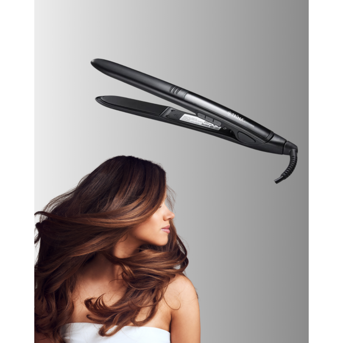 Isı Ayarlı 2025 Titanyum Kaplama Seramik Plakalı Saç Düzleştirici A Kalite Orijinal -