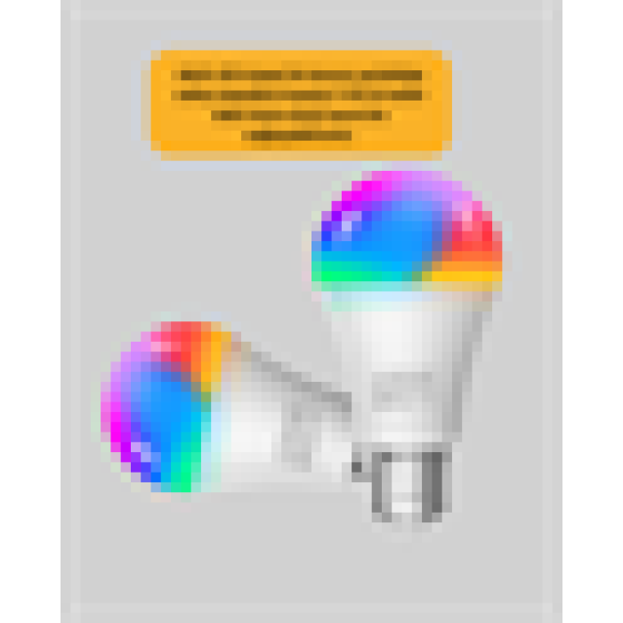 Akıllı 9W RGBW LED Ampul, tasaruflu romantik ışıklı -