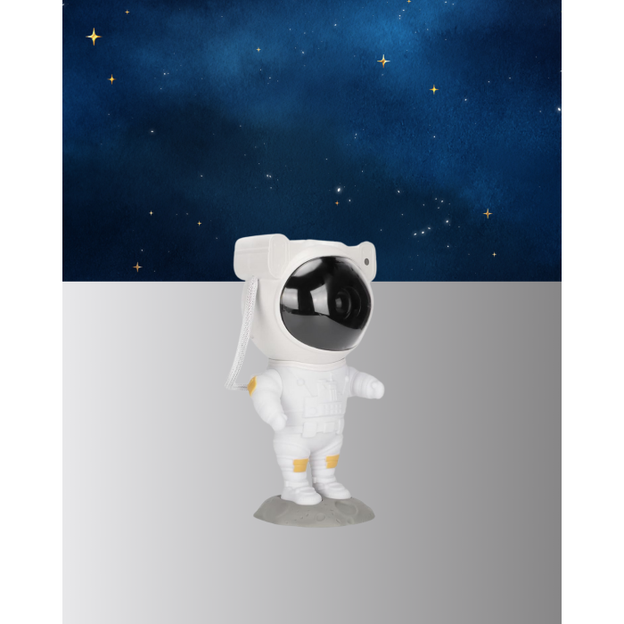 8 Efektli Astronot Galaxy Projektör Uzaktan Kumandalı LED Gece Lambası -