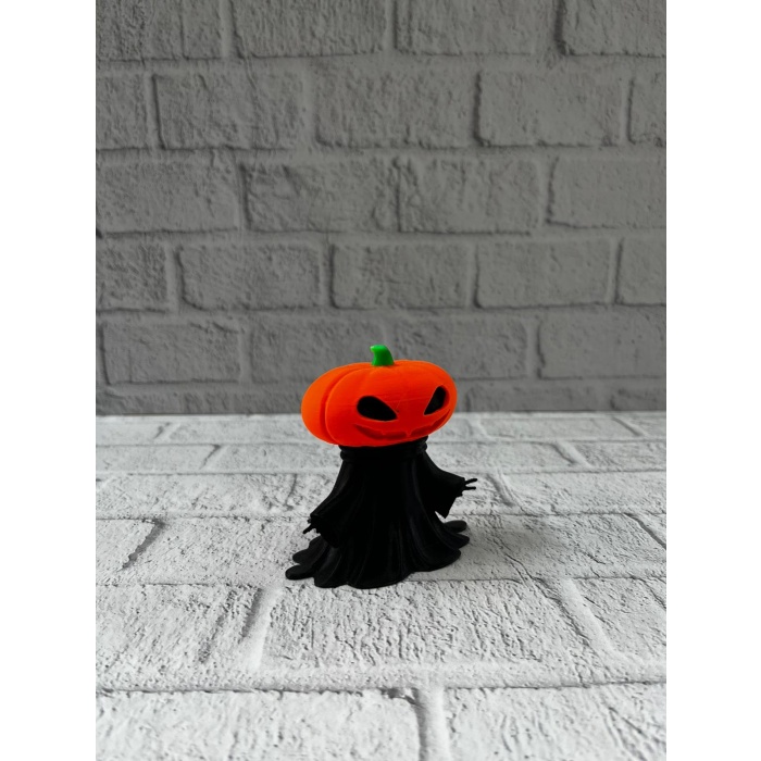 Cadılar Bayramı Temalı Balkabağı Figür 9cm Dekor Objesi -