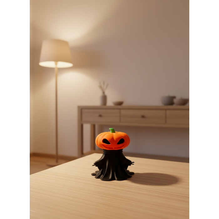 Balkabağı Figür 9cm Cadılar Bayramı Dekoratif Biblo -