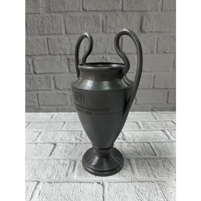 Füme Kupa 25cm UEFA Model Dekoratif Ödül Biblosu -