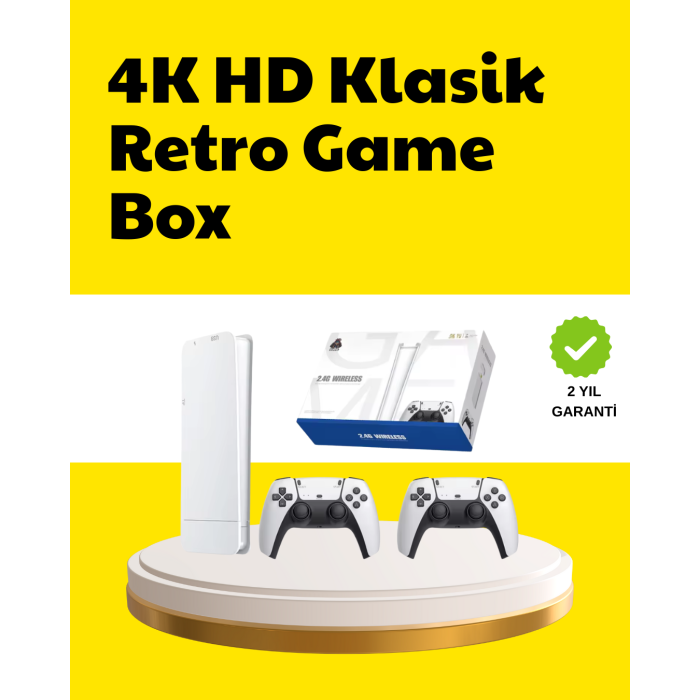 2 Kablosuz Kollu HDMI Uyumlu M15 Oyun Konsolu -