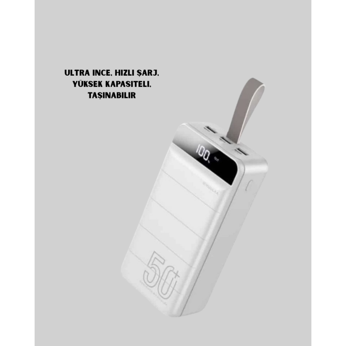 50000mAh LED Göstergeli Taşınabilir Şarj Cihazı -