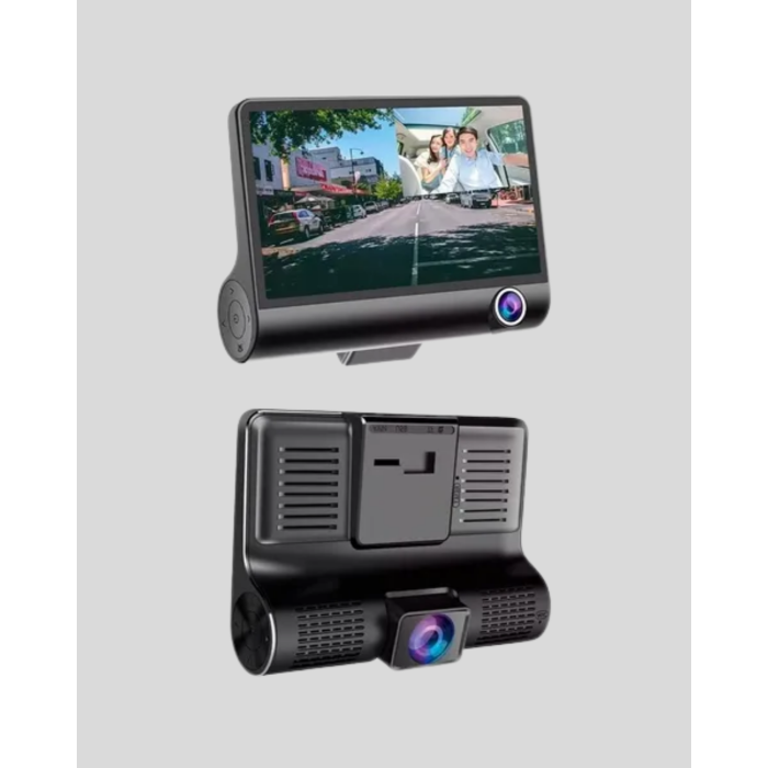 Araç Kamerası 3’lü Full HD DVR 1080P Gece Görüşlü ve G-Sensörlü -