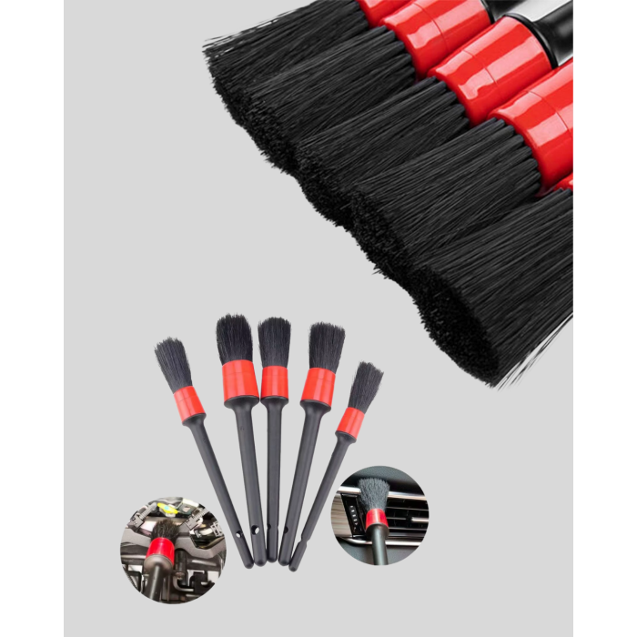 Araba Temizliği İçin 5 Parça Fırça Takımı -