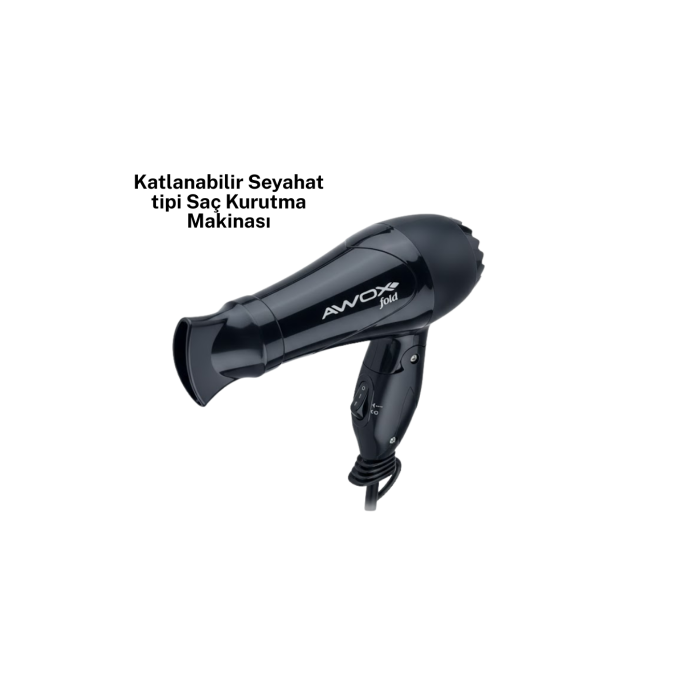 AWOX MİNİ FÖN SİYAH -