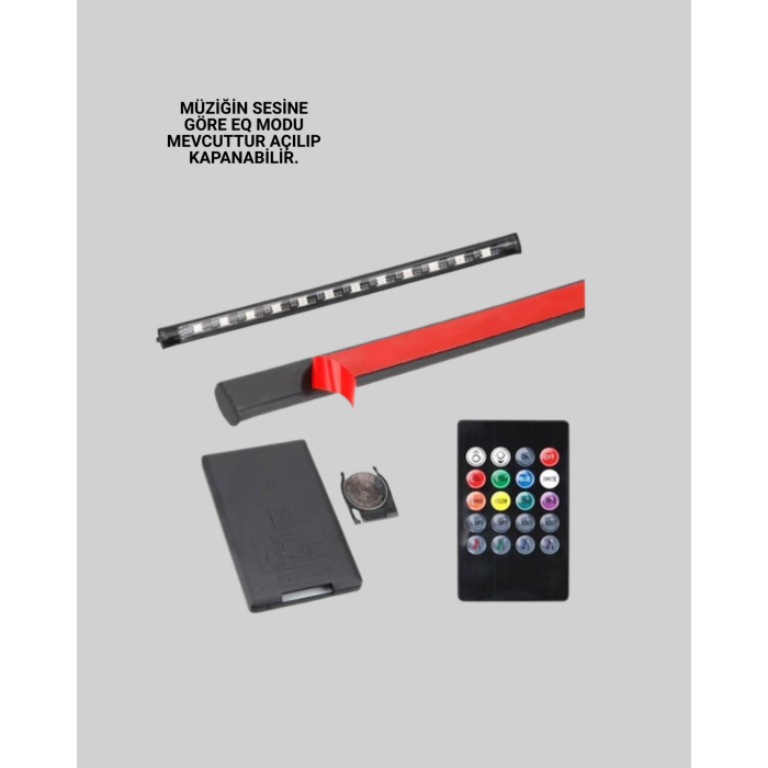 RGB LED Şerit Aydınlatma – Kolay Kurulumlu -