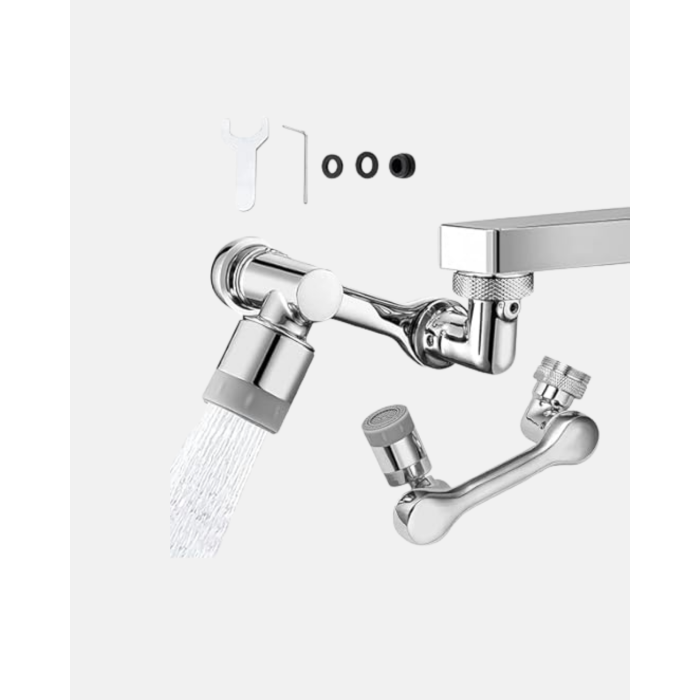 Dönebilir Musluk Başlığı – Lavabo Temizliği ve El-Yüz Yıkamada Maksimum Rahatlık -