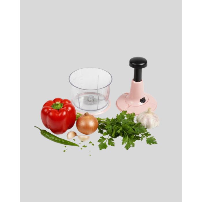 Manuel Sebze Rondosu Pratik Bas Kes Doğrayıcı -