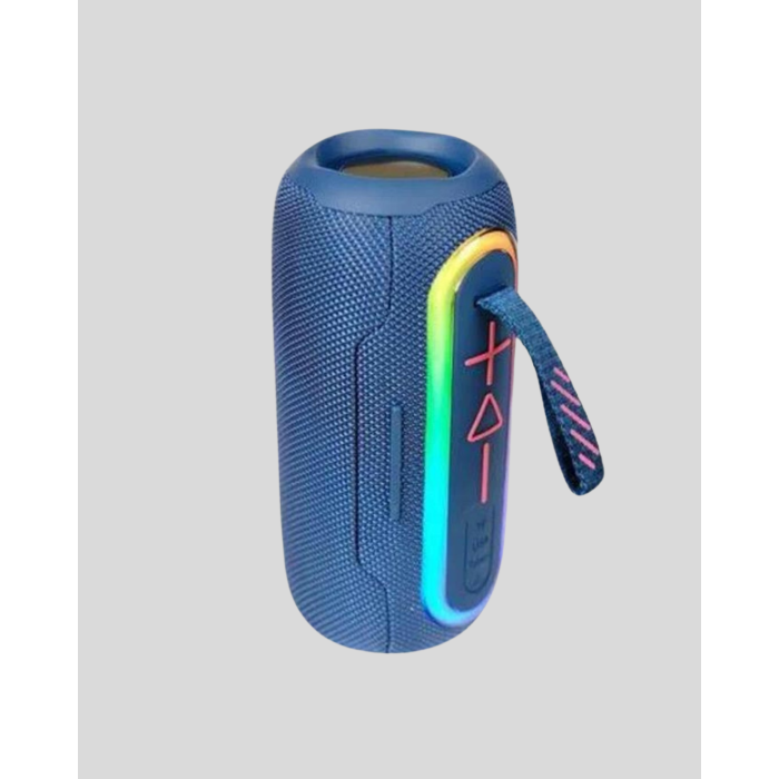 Mini Mavi Bluetooth Hoparlör Şık Görünüm ve Taşınabilir Güçlü Ses -