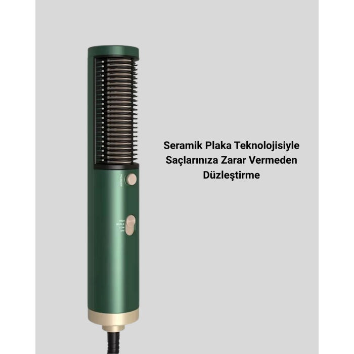 200°C Seramik Plakalı Saç Düzleştirici – Elektriklenme Önleyici İyon Teknolojisi -