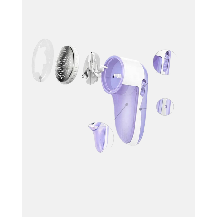 Şarjlı Tiftik Temizleyici – Çıkarılabilir Hazneli, Anti-Statik Fırçalı, USB Şarjlı -