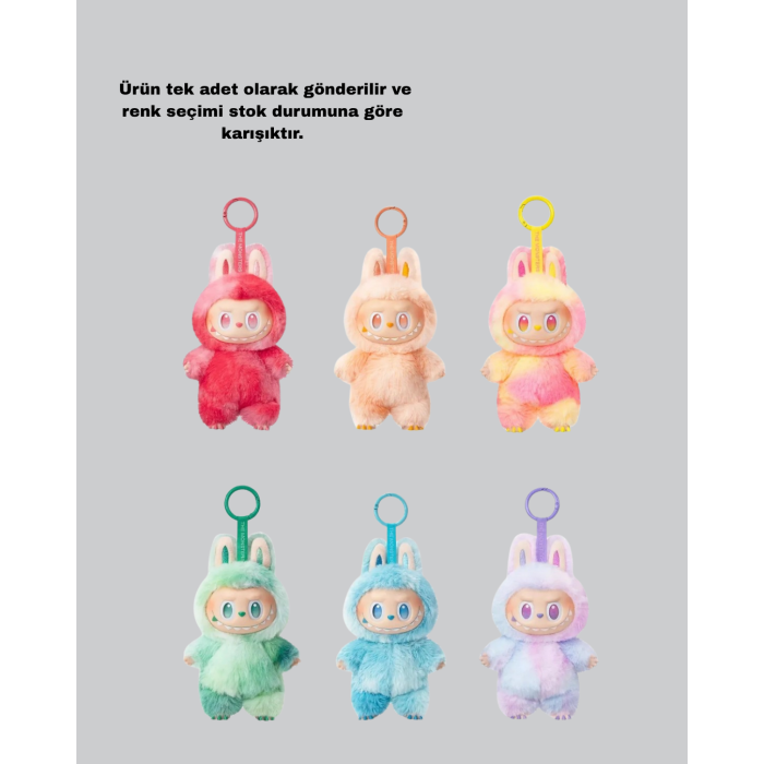 Labubu Peluş Oyuncak – Koleksiyonluk Yumuşak Dekoratif Figür 20 cm -