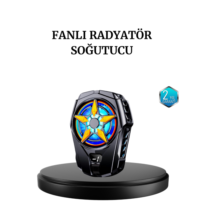 Şarj Edilebilir Telefon Soğutucu Fan – Taşınabilir, Sessiz ve Güçlü Oyun Soğutucusu -