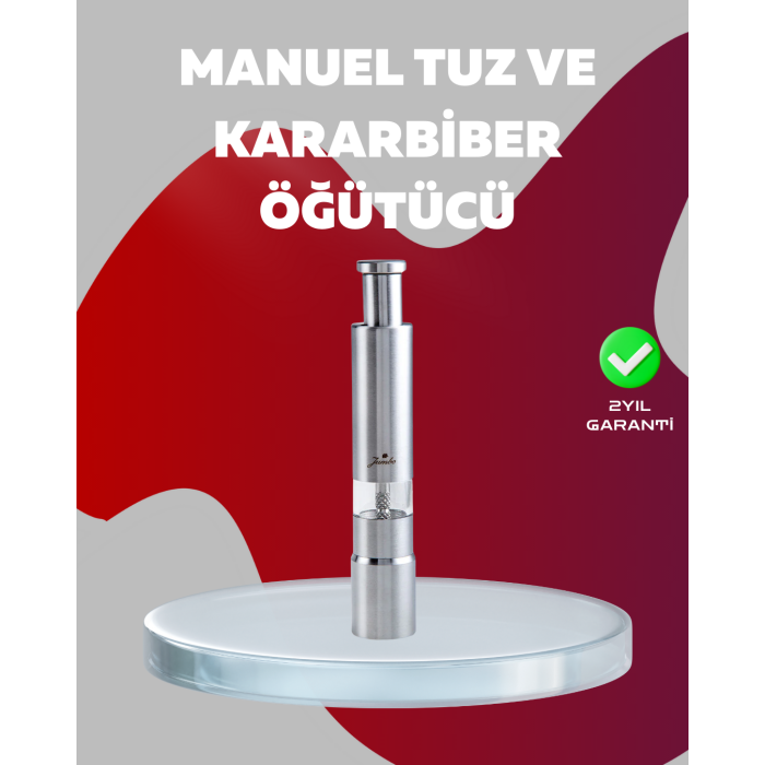 Ergonomik Tasarımlı, Nem Geçirmez Kapaklı Baharat Öğütücü -