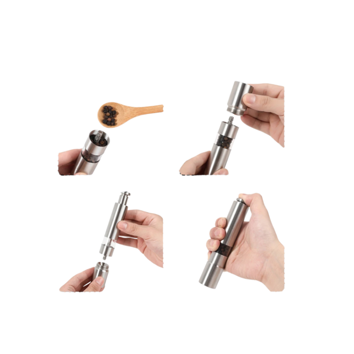 Ergonomik Tasarımlı, Nem Geçirmez Kapaklı Baharat Öğütücü -