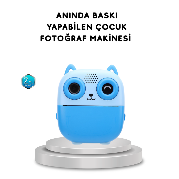 48MP Termal Baskılı Çocuk Dijital Kamera 1080P Video 2.4 Ekran 6X Zoom -