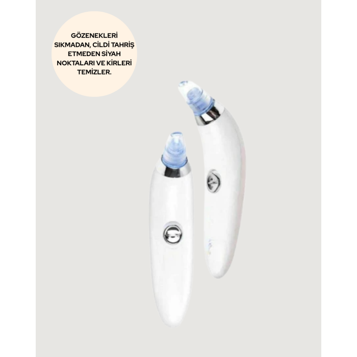 Cilt Dostu Vakumlu Siyah Nokta Temizleyici – Siyah Nokta, Yağ ve Makyaj Kalıntılarına Karşı -