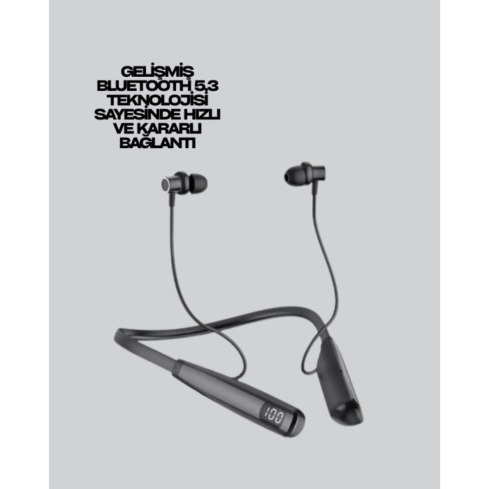 Y12 Uyumlu Spor Bluetooth Kulaklık – Uzun Pil Ömrü, Manyetik Kulaklık Başlığı -