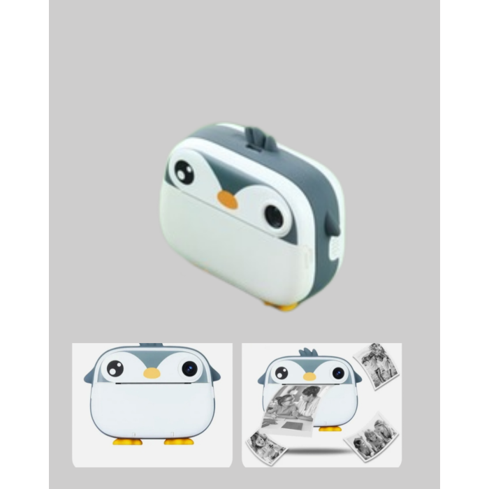 Termal Baskı Çocuk Kamerası HD Çekim USB Şarjlı Eğitici Oyuncak -