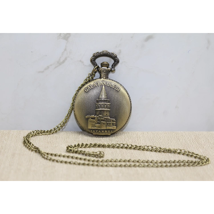 Galata Kulesi Tasarımı Köstekli Saat Alk4383 - Lisinya