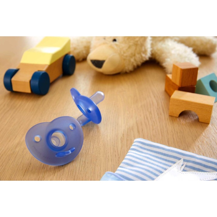 Philips Avent Soothie Ortodontik Saklama Kutulu 2li Emzik 0-6 Ay - Erkek