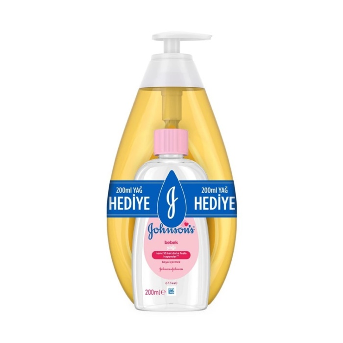 Johnsons Baby Gold Şampuan 750 ml + Bebek Yağı 200 ml