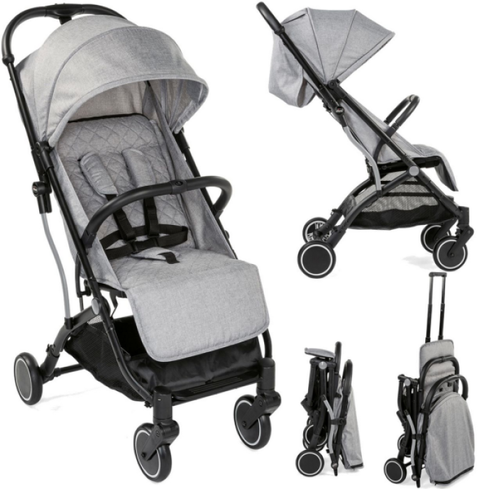 Chicco Trolley Me Bebek Arabası Light Grey